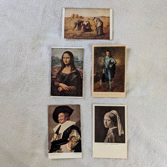 Antique Famous Art Postcard Lot of 13 Louvre Renaissance Paintings Ephemera - Picture 2 of 5